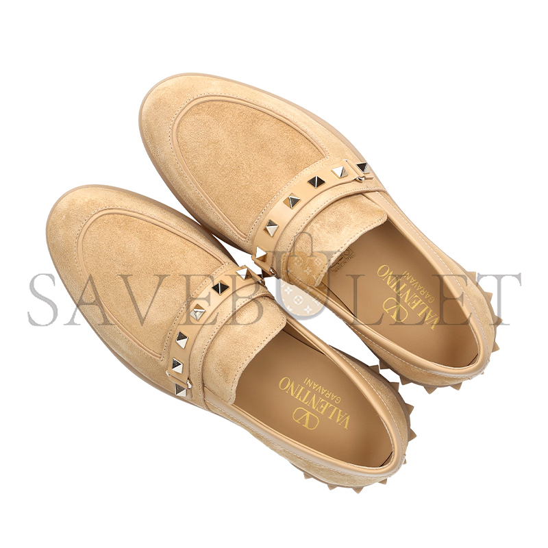 VALENTINO GARAVANI DAMEN LOAFER LEISURE FLOWS VELOURSLEDER 